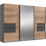 Stylife OMARA Z DRSNIMI VRATI, barve grafita, barve hrasta Cene