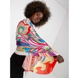 Fashion Hunters Yellow elegant scarf with patterns | shoptok.hr