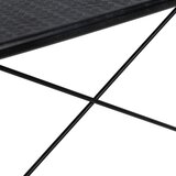 Ixia Crni metalni pomoćni stol 38x120 cm Oslo – | shoptok.hr