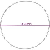  Tepih od umjetne ovčje kože TAFALLA Siva Ø 120 cm Poliester | shoptok.hr