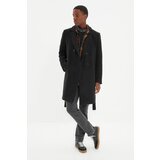 Trendyol Black Men's Belted Coat | shoptok.hr