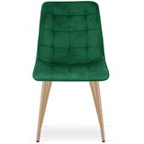  SPLIT stolica - zeleni baršun / noge od hrasta x 3 | shoptok.hr