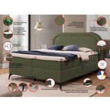 Ropez Zeleni boxspring krevet s prostorom za odlaganje 200x200 cm Ornes – | shoptok.hr