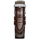INF Klasičen pašček za uro iz pravega usnja za ure DW - 19 mm DarkBrown, (21267892) | Shoptok.si