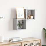 vidaXL plutajuće police Siva sonoma Konstruirano drvo Srednje | shoptok.hr