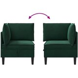 SOFA s pohranom Tamnozelena Baršun | shoptok.hr