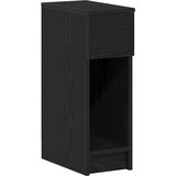  Noćni ormarići s ladicom 2 kom crni hrast 20x36x60 cm | shoptok.hr