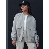DStreet Kurtka przejściowa damska QUESI szara | Shoptok.si