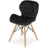 Lago Baršunasta Stolica - Crna x 1 | shoptok.hr