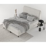 Maison de Rêve Svetlo siva boxspring postelja s prostorom za shranjevanje 160x200 cm Melba – | Shoptok.si