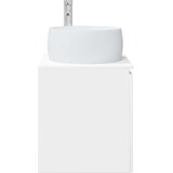  Umivaonik s policom Bijela visokog sjaja 49,5 x 44,5 x 66 cm | shoptok.hr