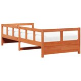  Dnevni krevet s madracem voštano smeđi 90x200 cm od borovine | Eponuda.com