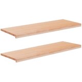  Prozorske klupice 2 kom. Prirodna 110 x 40 x 2 cm Slike