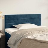  Uzglavlje tamnoplavi 100x5x78/88 cm baršunasti | shoptok.hr