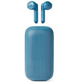 Lexon SOFTPOWER SPEAKERBUDS 2-u-1 True Wireless Slu&amp;scaron;alice i 3W bluetooth Zvučnik PLAVE Slike