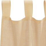 Voile zavjese s džepovima za šipke 2 kom boja pijeska | Shoptok.si