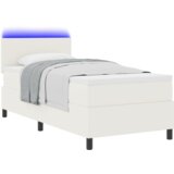  Krevet s podnicom i madracem &amp LED Krem 100x200 cm Čehova | shoptok.hr