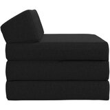 SOFA na razvlačenje Crna 200 x 70 x 10 cm Tkanina | Shoptok.si