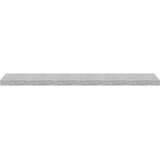  Plutajuća zidna polica siva boja betona 120 x 23,5 x 3,8 cm MDF | shoptok.hr