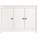  Komoda bijela 100 x 35 x 74 cm od masivne borovine | shoptok.hr
