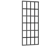 vidaXL drsna vrata z opremo črna 76x205 cm esg steklo | Shoptok.si