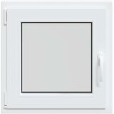  Okno za klet RISOR 50 x 50 cm PVC in steklo Bela, (5000215258) | Shoptok.si