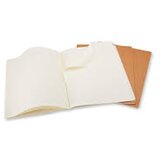 Moleskine Beležnica Cahier Journals LG mehke platnice, kraft - črte, 3 kosi | Shoptok.si