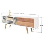Hanah home TV komoda, bijela | Eponuda.ba