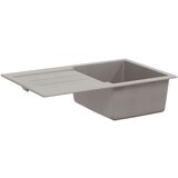  Umivalnica Siva 780 x 500 mm 80% Kvarc in 20% Smola - - Siva - 17.82 - 780 x 500 mm - 2025-vidaXL-Uvoz_2 | Shoptok.si