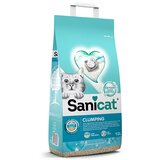 Sanicat sprijemljiv pesek za mačke z marsejskim milom - Varčno pakiranje: 2 x 10 l Cene