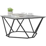  Kava Stol Siva Sonoma 80 x 80 x 45 cm Inženjerska drva i čelik | shoptok.hr