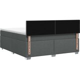  Boxspring krevet s madracem Tamnosiva 140 x 190 cm Tkanina | shoptok.hr