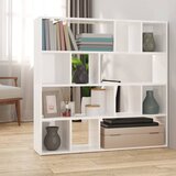 The Living Store Knjižna omara/pregrada visok sijaj bela 105x24x102 cm - Knjižna Omara, (21436524) Cene