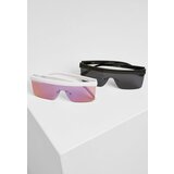 Urban Classics Accessoires Sunglasses Rhodes 2-Pack Black/White Cene