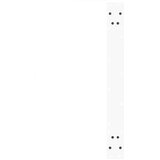 Noge za jedilno mizo v obliki črke V, 2 kosa, bele barve, 70 x (72-73,3) cm, jeklo, (22124024) | Shoptok.si