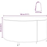 vidaXL Prevleka za zunanje pohištvo 182 x 182 x 85 cm 210D tkanina | Shoptok.si