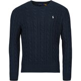 Polo Ralph Lauren PULL COL ROND EN MAILLE TORSADEE Tamno plava Cijene