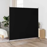 Sobna pregrada crna 175 x 180 cm od tkanine | shoptok.hr