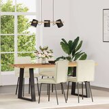  Jedilni stoli 4 kosi krem žamet, (21832133) | Shoptok.si