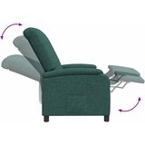  Fotelja s nagibom Tamnozelena Tkanina | shoptok.hr