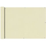 Balkonska Zaštita Oxford Tkanina Krem boje 75x600 cm | shoptok.hr