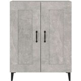  Komoda betonsko siva 69,5x34x90 cm konstruiran les, (20654727) | Shoptok.si