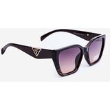 Boto Women's Classic Sunglasses with Gold Details UV400 Black-Brown | Shoptok.si