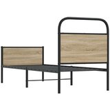 vidaXL Okvir kreveta bez madraca boja hrasta sonome 75 x 190 cm drveni | shoptok.hr