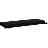  Jastučić za klupu SOEST 100% poliester Crna 120 x 40 x 8 cm Slike