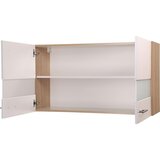 RESPEKTA Kuhinjska Zgornja Omarica Merle, Barva Hrasta, Bela | Shoptok.si