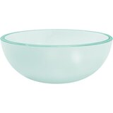 Maison Chic Umivalnik - Kopalna umivalnik - Lavabo kaljeno steklo 30x12 cm mat, (21684839) | Shoptok.si