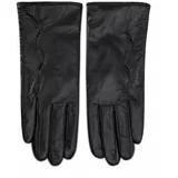 Semiline Ženske rokavice P8205-0 Črna