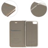  Premium preklopna torbica Samsung Galaxy S22 Ultra 5G - siva z zlatim robom | Shoptok.si