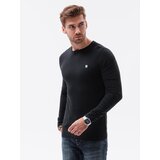 Ombre Majice z dolgimi rokavi Moška srajca dolgi rokavi (L135BLACK) pisana | Shoptok.si